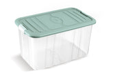 Storage Box With Lid M 30L - Clear